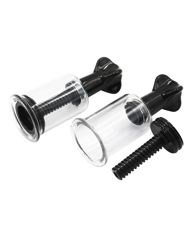 Kiotos Adjustable Kio Twist Suction Cups - Black, 2.1 cm, Pair for Pleasure
