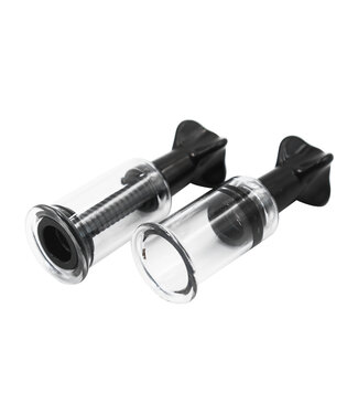 Kiotos Kio Verstelbare Zuigcups Zwart M | Set Van 2 Ø 2,6 cm Met Draaimechanisme