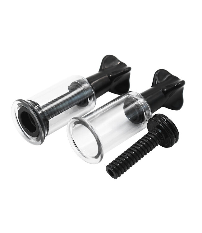 Kiotos Kio Cups Schwarz M | Drehbare Saugnäpfe mit Saugkraft – 2er-Set