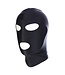 Bequeme 3-Loch-Spandex-Maske für BDSM und Fetischpartys