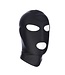 Zwart Spandex BDSM Masker Met 3 Gaten Voor Ogen En Mond
