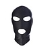Zwart Spandex BDSM Masker Met 3 Gaten Voor Ogen En Mond