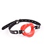 Kiotos Leather Soft Red Mouth Gag - Comfortable Opener for Exciting Moments