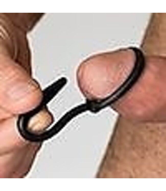 Sport Fucker Siliconen Cockring Met Plug Zwart | Comfortabele Stevigheid En Duurzaamheid
