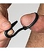 Sport Fucker Siliconen Cockring Met Plug Zwart | Comfortabele Stevigheid En Duurzaamheid