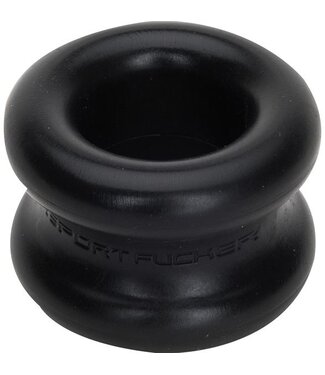 Sport Fucker Bequemer Muscle Ball Stretcher Schwarz aus hochwertigem Silikon