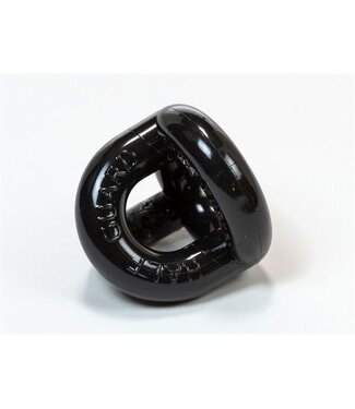 Sport Fucker Sport Fucker Verstelbare TPR Cockring En Baltoy - Zwart, Rood, Transparant