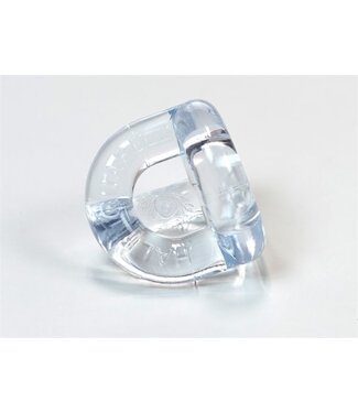 Sport Fucker Zelle Sport Fucker Verstellbarer Cockring - Transparent, Schwarz, Rot