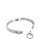 Kiotos Steel Exklusives BDSM-Halsband aus Stahl mit Edelstein | Kinky Accessoire für Spiele