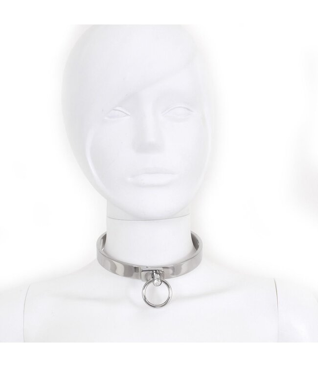 Kiotos Steel Gemstone Steel BDSM Collar | Kinky Stylish Accessory by Kiotos