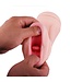 Realistic Silicone Masturbator with Soft Teeth & Dual Entrances
