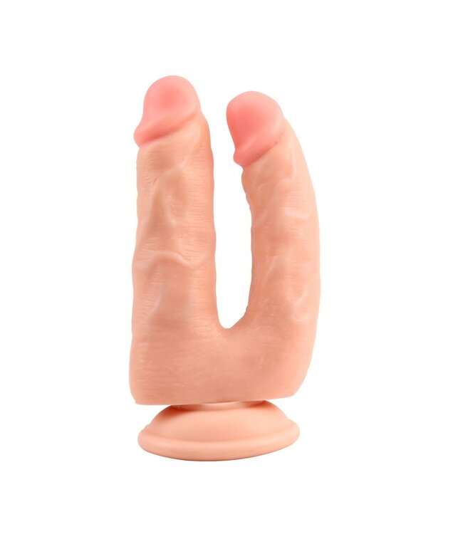 Chisa Realistische Dubbele Dildo Met Zuignap 18 cm PVC Chisa