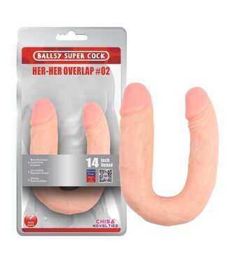 Chisa Realistischer Doppeldildo 18 cm – Hochwertiges PVC für natürliches Vergnügen