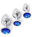 Kiotos Elegant Blue Aluminium Butt Plug - 9.5 cm, High Quality & Stylish