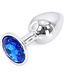 Kiotos Kiotos Aluminium Buttplug Met Blauw Juweel 9,5 cm – Strak En Duurzaam