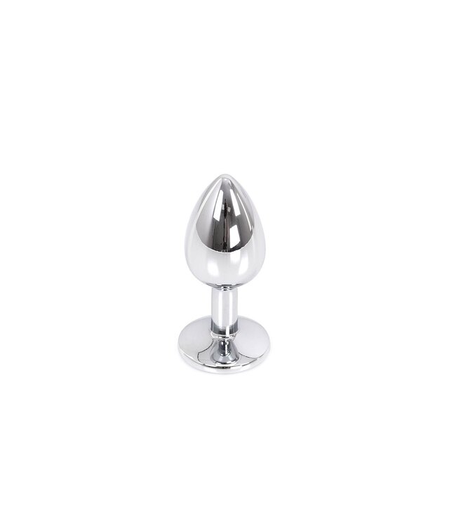 Kiotos Eleganter Aluminium-Analplug mit blauem Edelstein – Stil & Komfort 9,5 cm