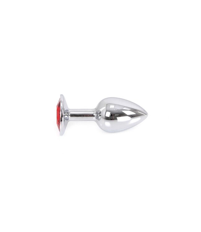 Kiotos Red Jewel Aluminium Butt Plug | Elegant Design, 3 Sizes Available