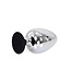 Kiotos Steel Kiotos Steel RVS Buttplug Met Siliconen Zuignap 12 & 13,3 cm
