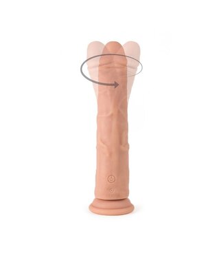 Virgite Virgite R7 19 cm Flexibele Siliconen Vibrator Met Roterende Functie En Afstandsbediening