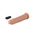 Virgite Luxury 19cm Realistic Vibrator with Remote, Suction Cup & USB Charge