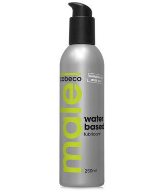 Cobeco Male Natürliches Wasserbasis-Gleitmittel 250 ml | Komfortabel & kondomfreundlich