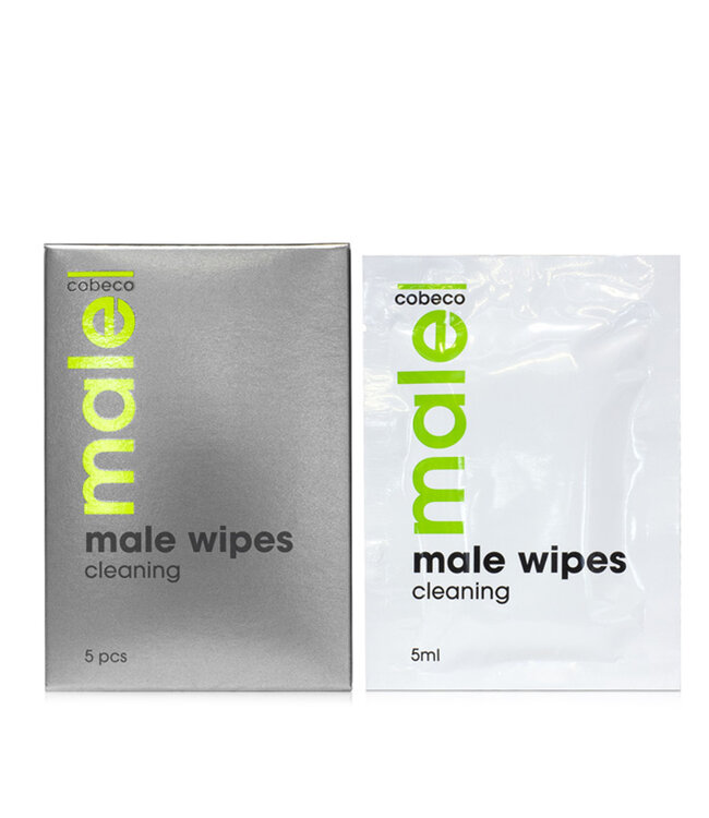 Cobeco Male Cobeco Male Cleansing Wipes - Fresh & Gentle, Pack of 5