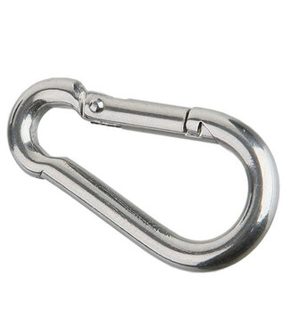 Kiotos Leather Verzinkter Karabinerhaken 60 mm – Sicherer Halt mit 70 kg SWL