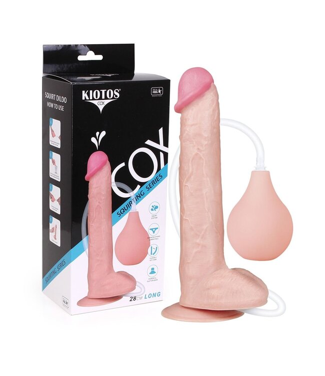 Kiotos COX Cox 28 cm Squirting Dildo with Suction Cup for Ultimate Pleasure