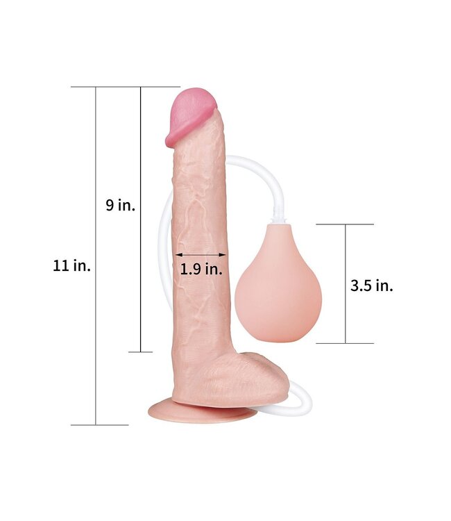 Kiotos COX Cox-Dildo 28 cm – Realistische Spritzfunktion, Saugnapf & Vielseitigkeit