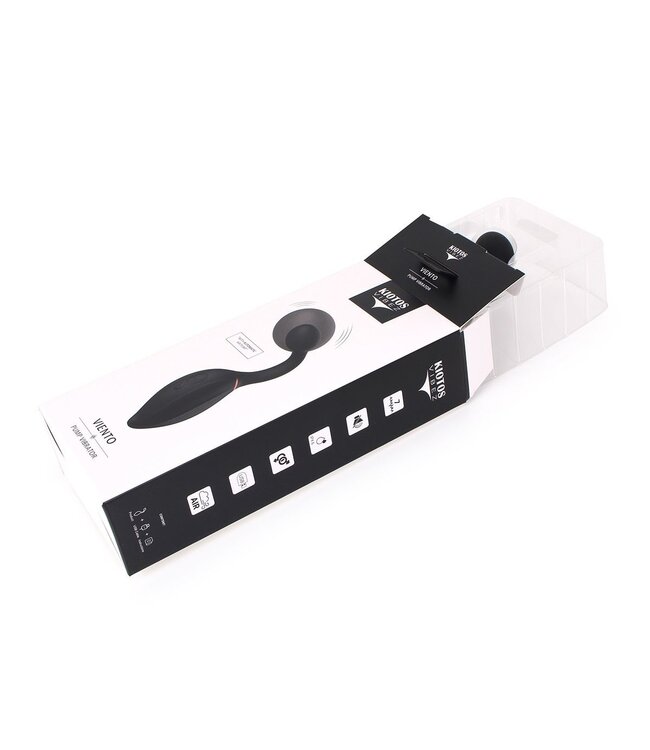 Kiotos Kiotos Vibez Viento Oplaasbare Siliconen Anale Vibrator Met 7 Vibraties
