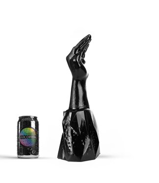 Dark Crystal Flexibler Finger-Dildo 33,5 cm | Dark Crystal Black - Hochwertig & wasserdicht