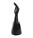 Dark Crystal Flexible 33.5 cm Dark Crystal Black Finger Dildo - Waterproof & Safe
