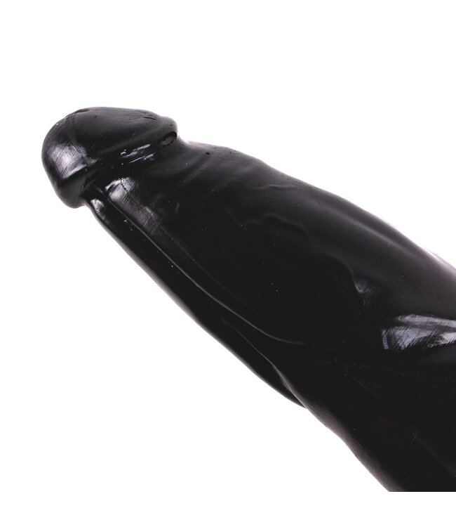 Dark Crystal Dark Crystal Flexibele Vinyl Dildo 29,5 cm Met Brede Basis en Waterdichtheid