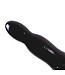 Dark Crystal Double Bubble Dildo 25cm - Dark Crystal Black, Flexible & Waterproof