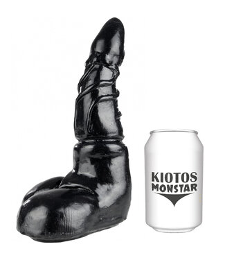 Kiotos Monstar Kiotos Monstar Flexibele Dildo 20x5,5 cm Waterdicht PVC Geaderd