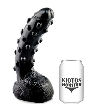 Kiotos Monstar Kiotos Monstar Flexibele Vinyl Dildo 24,5 cm Met Bolvormige Structuur