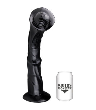 Kiotos Monstar Zebrastorm 35cm Flexible Vinyl Dildo with Suction Cup – Waterproof Fun!