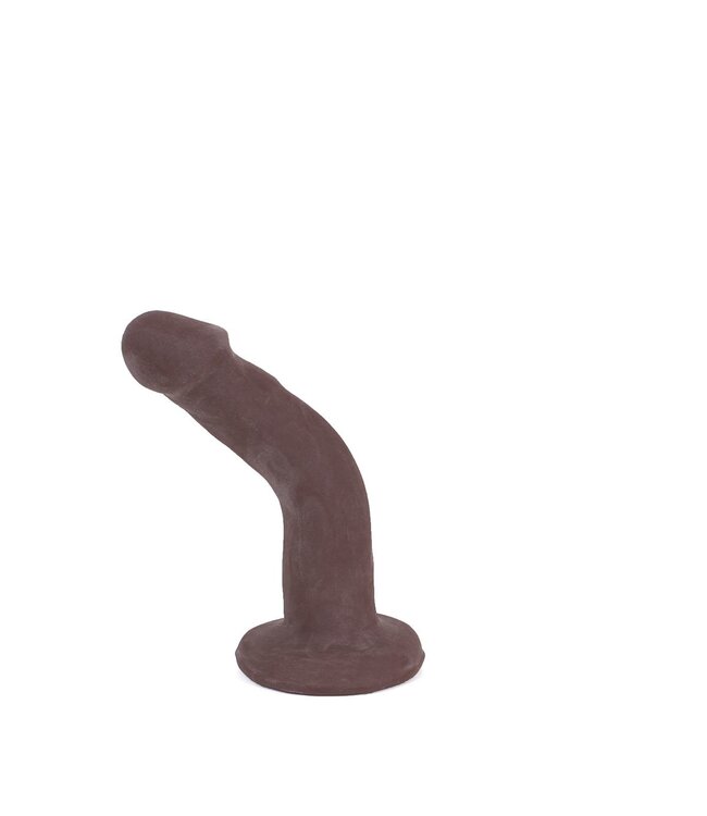 Kiotos COX Kiotos COX Realistische Bruine Dildo Met Zuignap 18,5 cm Flexibel TPE