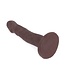 Kiotos COX Realistic 18.5 cm Brown Dildo with Suction Cup - Flexible TPE