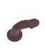 Kiotos COX Realistic 18.5 cm Brown Dildo with Suction Cup - Flexible TPE
