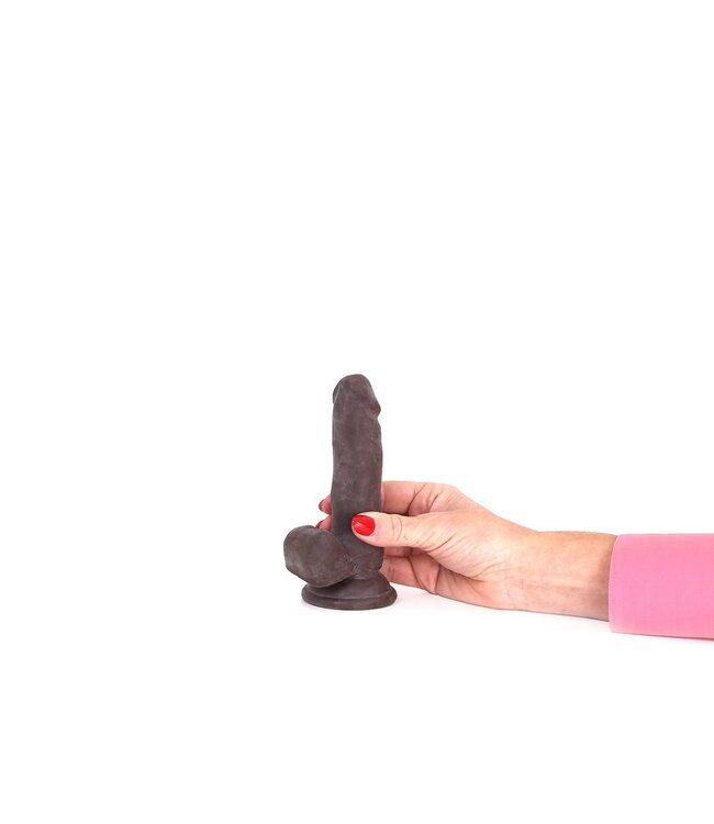 Kiotos COX Kiotos Cox Realistische Bruine Dildo 15 cm Met Zuignap En Flexibel TPE