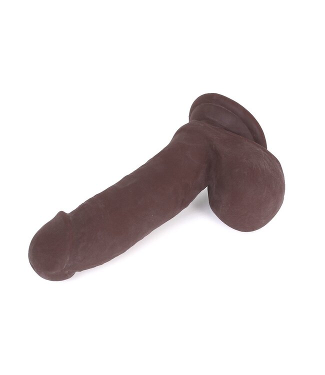 Kiotos COX Kiotos Cox Realistische Bruine Dildo 19 cm Met Zuignap Van Veilig TPE