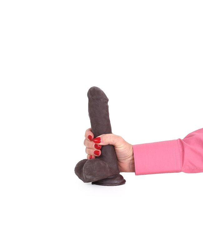 Kiotos COX Realistischer Dildo Braun 20 cm mit Saugnapf – Flexibel & Wasserdicht