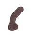 Kiotos COX Realistic Brown Suction Cup Dildo 20 cm - Flexible TPE, Waterproof