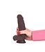 Kiotos COX Kiotos COX Bruine Realistische Dildo Met Zuignap 17,5 cm TPE Veilig