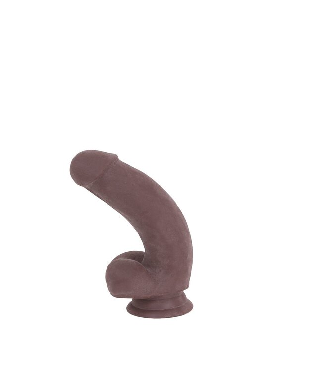 Kiotos COX Realistic Brown Suction Cup Dildo 17.5 cm - Flexible TPE Design