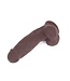 Kiotos COX Realistischer Dildo Braun 17,5 cm mit Saugnapf – Flexibel & Sicher aus TPE