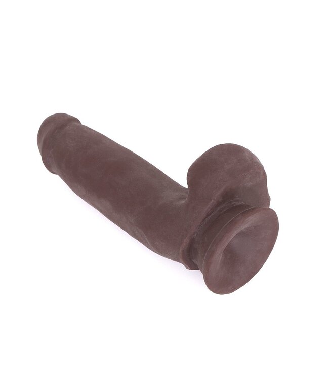 Kiotos COX Kiotos COX Bruine Realistische Dildo Met Zuignap 17,5 cm TPE Veilig