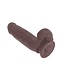 Kiotos COX Kiotos COX Bruine Realistische Dildo Met Zuignap 17,5 cm TPE Veilig