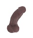 Kiotos COX Realistic Brown Suction Cup Dildo 17.5 cm - Flexible TPE Design